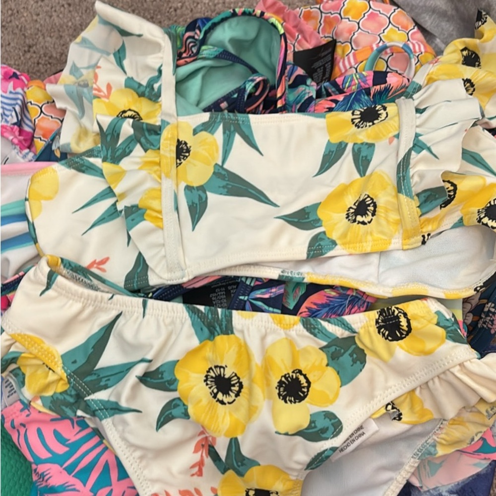 Lot of 10-Girls size 10/12 swimsuits